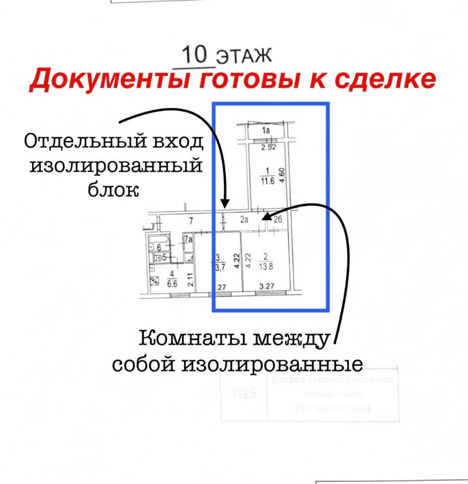 Продажа комнаты Абрамцевская улица, 1