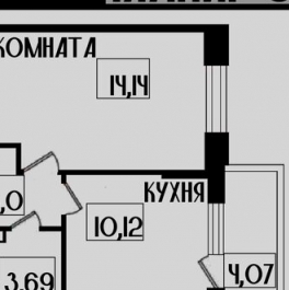 Продажа 1-комн квартиры на вторичном рынке Экологическая тропа