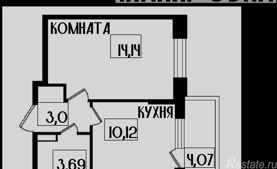 Продажа 1-комн квартиры на вторичном рынке Экологическая тропа