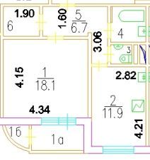 Продажа 1-комн квартиры на вторичном рынке улица Гурьянова, 2К1