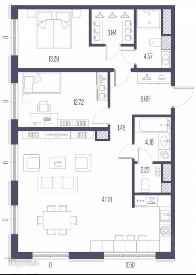 Продажа 2-комн квартиры на вторичном рынке улица Стахановцев, 1