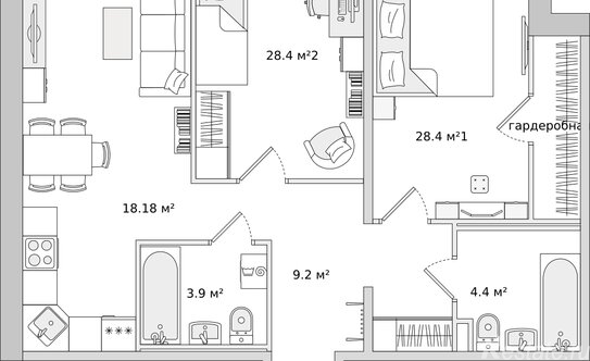 Продажа 1-комн квартиры на вторичном рынке Михайловская дорога,  д. 6с3