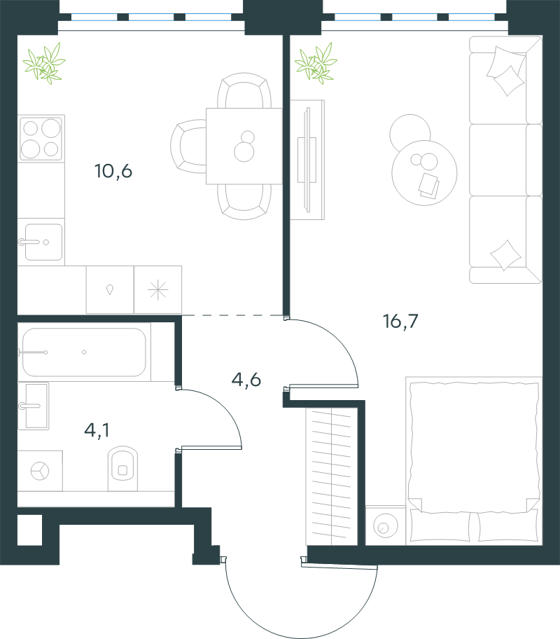 Продажа 1-комн квартиры в новостройке Москва г., Южнопортовая ул.,  к. 11