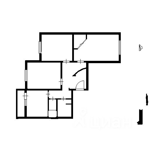 Продажа 3-комн квартиры на вторичном рынке Южный мкр, улица Курыжова, 19к1