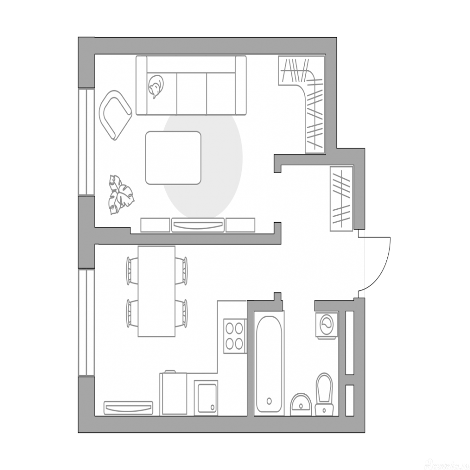 Продажа 1-комн квартиры в новостройке Ленинский, Московская область, Ленинский район, д. Жабкино, ул. Троицкая