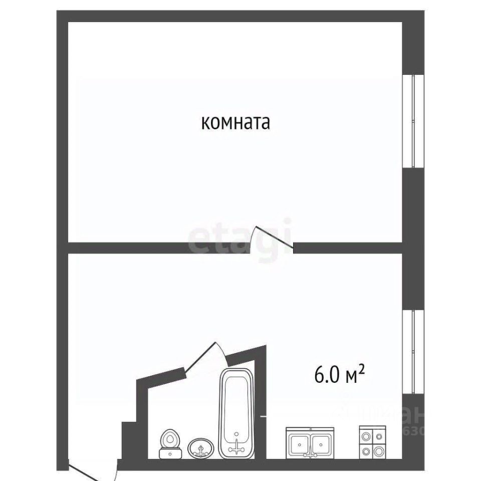 Продажа 1-комн квартиры на вторичном рынке Клин, улица Чайковского, 62к1
