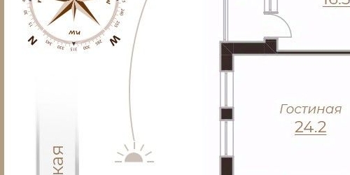 3-комн квартира Пионерская улица, 16