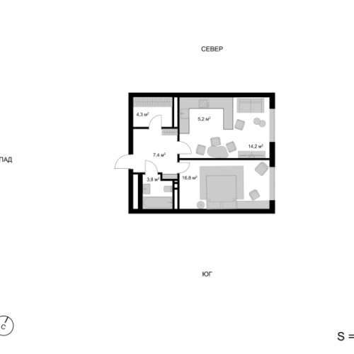 1-комн квартира Мытищи г., Пионерская ул.,  к. 1.1