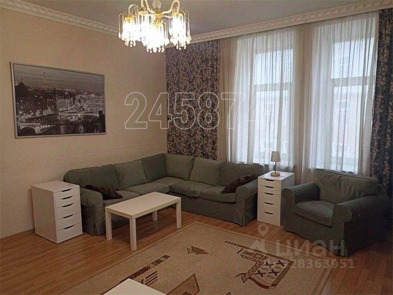 Аренда 4-комн квартиры на вторичном рынке Милютинский переулок, 19/4С2