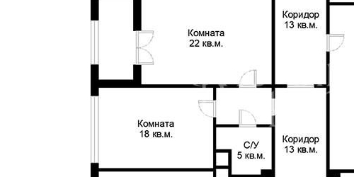 5-комн квартира улица Фадеева, 4А