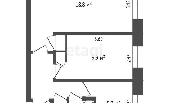 Продажа 2-комн квартиры на вторичном рынке Кантемировская ул,  д. 7