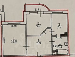 Продажа 2-комн квартиры на вторичном рынке улица Маршала Новикова, 10к1