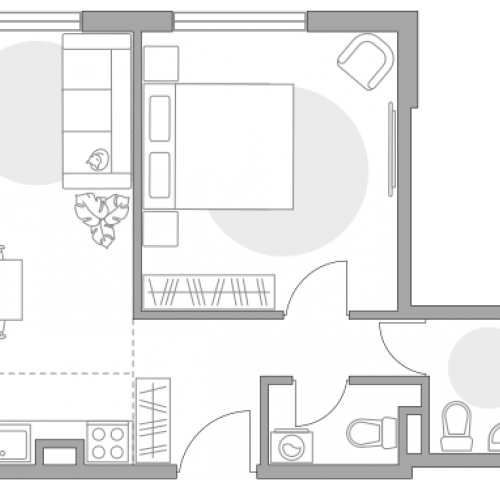 2-комн квартира село Николо-Урюпино, жилой комплекс Аникеевский, д.12/1