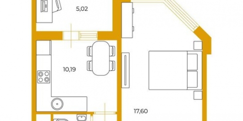 1-комн квартира Липецкая ул,  д. 48
