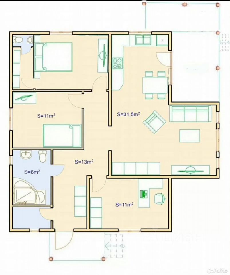 Продажа дома Петровские Сады кп, улица Тополиная,  д. 15
