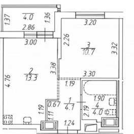 Продажа 1-комн квартиры на вторичном рынке ул Школьная,  д. 19