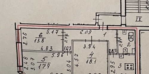 3-комн квартира Добролюбова просп.,  д. 5/1