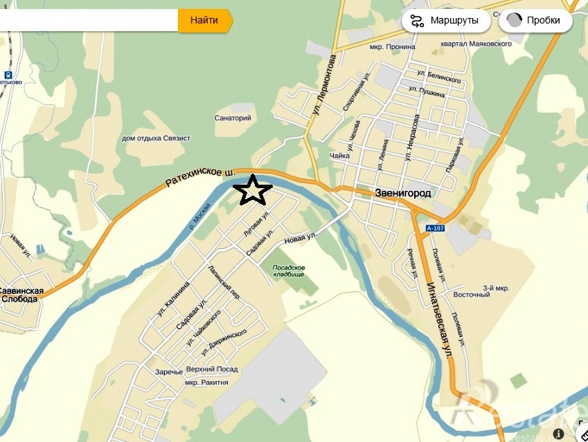 Продажа земли Звенигород г, д/о Поречье п