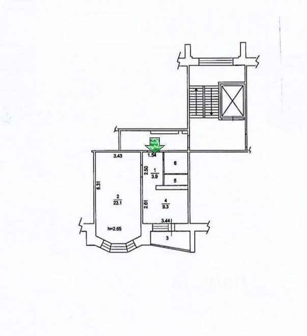 Продажа 1-комн квартиры на вторичном рынке Шатура, улица Войкова, 2/9