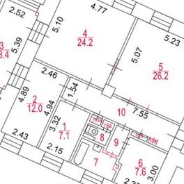 Продажа 4-комн квартиры на вторичном рынке ул Серафимовича,  д. 2