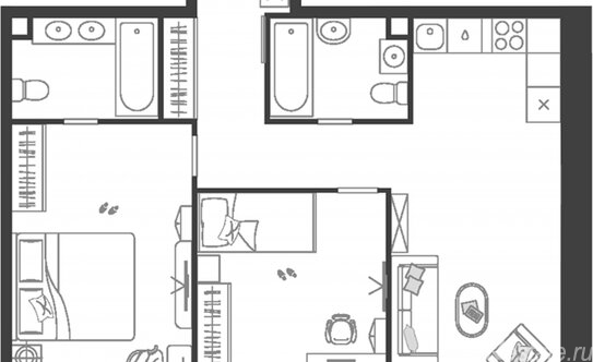 Продажа 2-комн квартиры на вторичном рынке улица Ильи Чашника