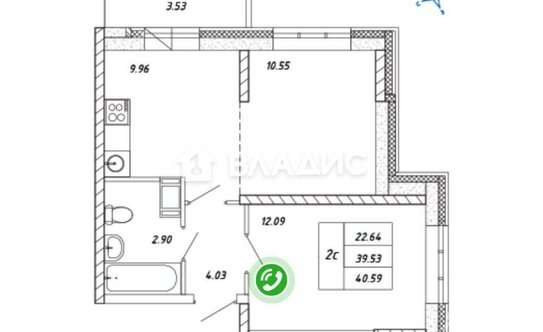 Продажа 2-комн квартиры на вторичном рынке Внуково п,  д. 8