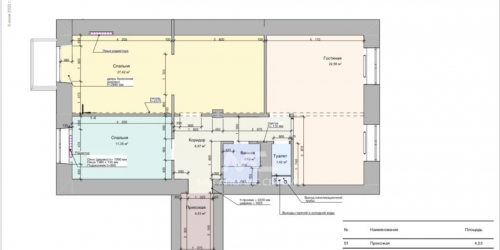 3-комн квартира Каретный Ряд ул,  д. 5/10с2
