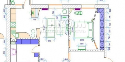 2-комн квартира Зубарев переулок