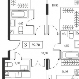 Продажа 4-комн квартиры на вторичном рынке Андропова пр-кт
