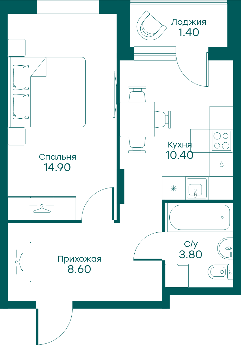 Продажа 1-комн квартиры в новостройке Перхушково с., Окружная ул.,  к. 5