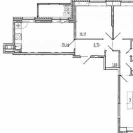 Продажа 3-комн квартиры на вторичном рынке Загородная улица,  д. 43 к3