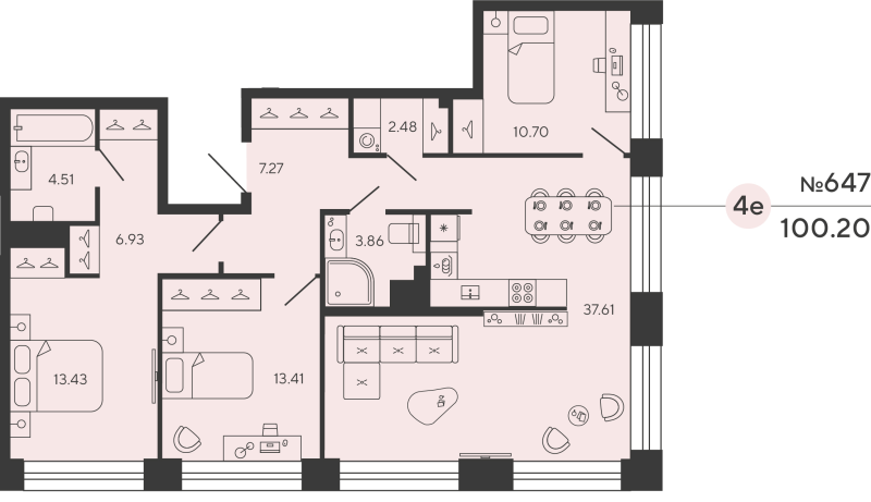 Продажа 3-комн квартиры в новостройке Санкт-Петербург г., Головнина б-р,  к. TITAN