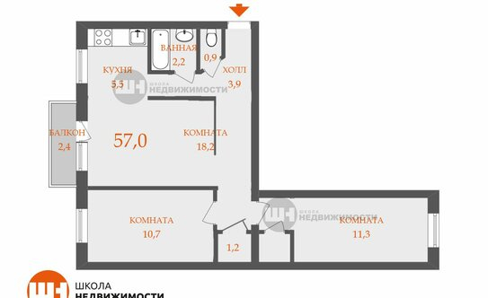 Продажа 3-комн квартиры на вторичном рынке Ланское ш,  д. 8