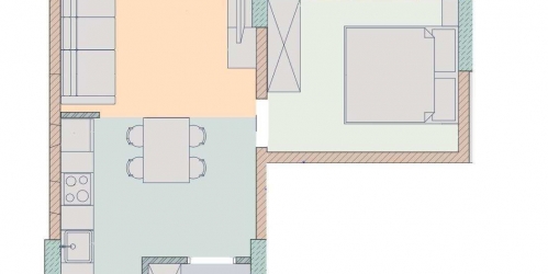 2-комн квартира ул. Флотская,  д. 7