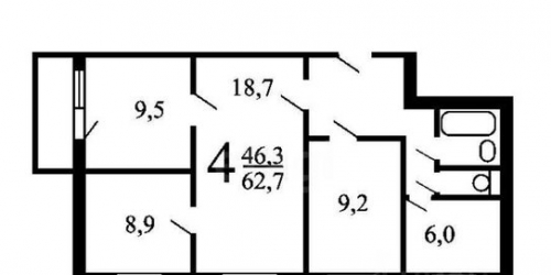4-комн квартира ул Коптевская,  д. 18Б