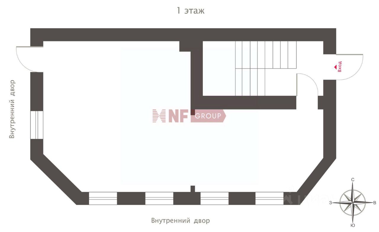 Аренда 3-комн квартиры на вторичном рынке Садовническая улица, 61С2
