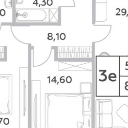 Продажа 3-комн квартиры на вторичном рынке проспект Генерала Дорохова,  д. вл1 к1