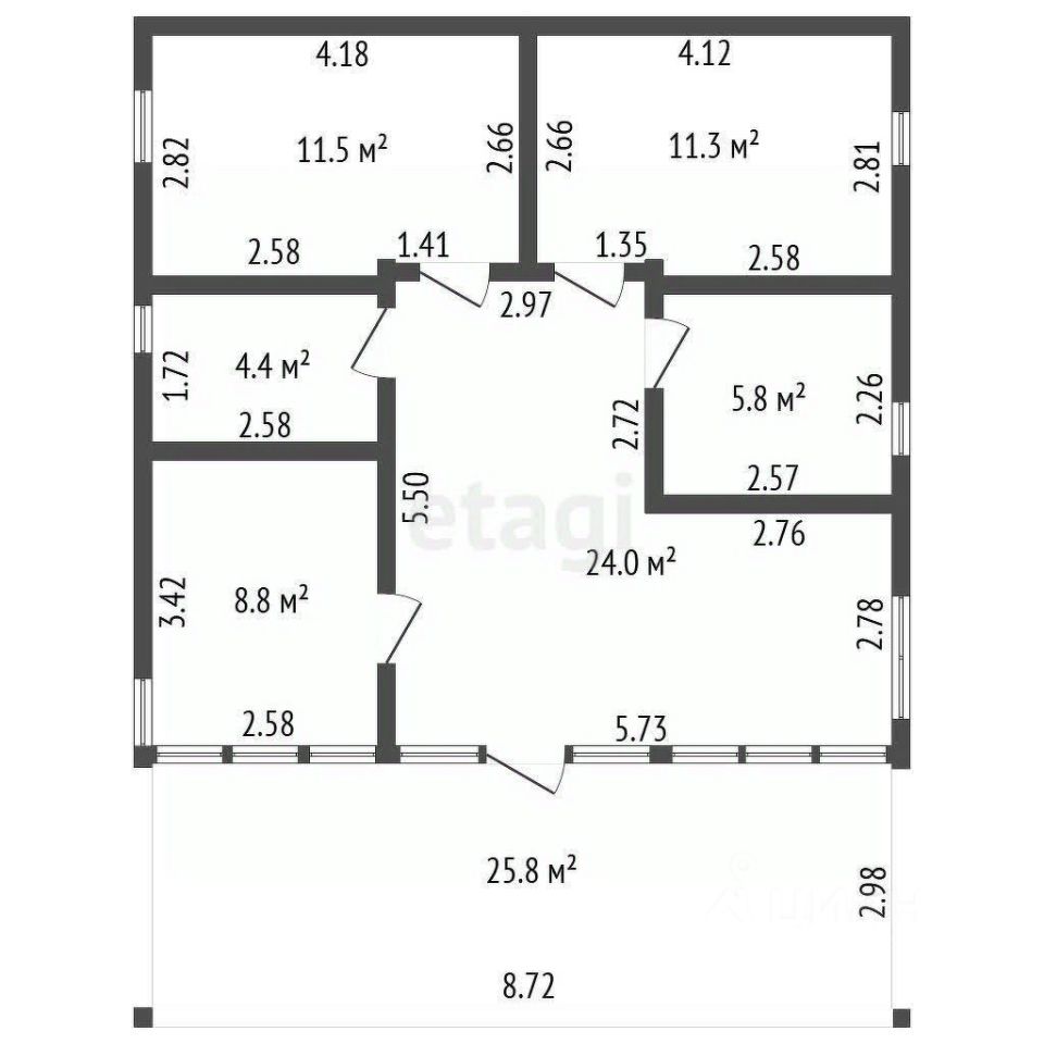 Продажа дома улица 2-я Заречная,  д. 20