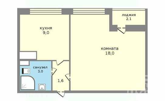 Продажа 1-комн квартиры на вторичном рынке Чарушинская улица,  д. 22 к1