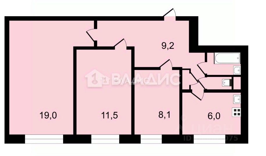 Продажа 3-комн квартиры на вторичном рынке Дзержинский, улица Ленина, 24