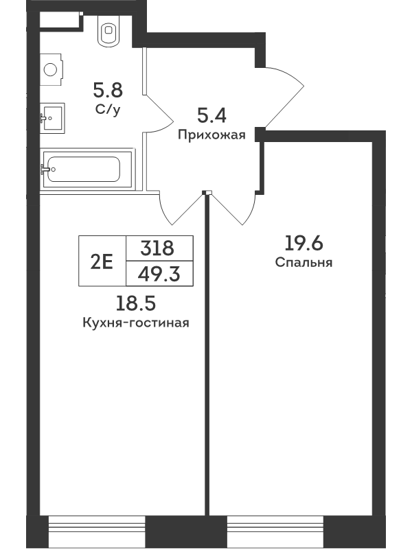 Продажа 1-комн квартиры в новостройке Москва г., Дербеневская ул.,  к. 4
