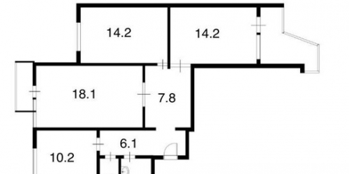 2-комн квартира улица Грина,  д. 9