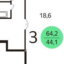 Продажа 3-комн квартиры на вторичном рынке ул Красных Зорь,  д. 55