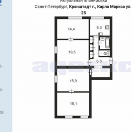 Продажа 4-комн квартиры на вторичном рынке улица Карла Маркса,  д. 25