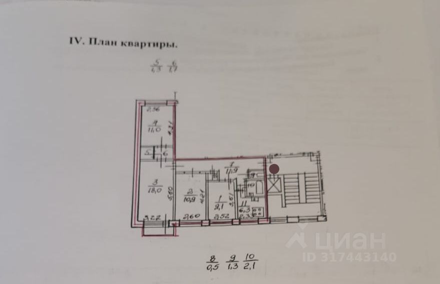 Продажа 4-комн квартиры на вторичном рынке проспект Косыгина, 30К3