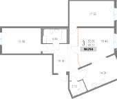 Продать Квартиры в новостройке Россия, пр. Коломяжский / пр. Богатырский   