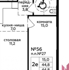 Продажа 1-комн квартиры на вторичном рынке Весенняя улица,  д. 5