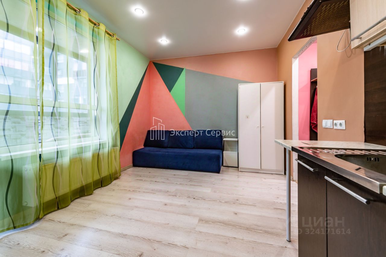 Продажа студии Новоселье городской поселок, улица Центральная, 10к2