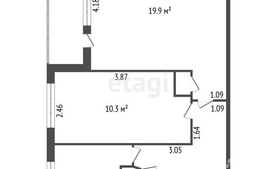 Продажа 2-комн квартиры на вторичном рынке Космонавтов пр-кт,  д. 74