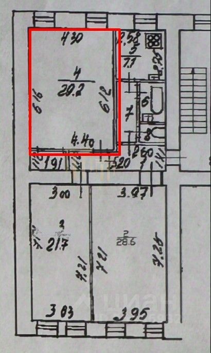 Продажа комнаты Днепропетровская улица, 3